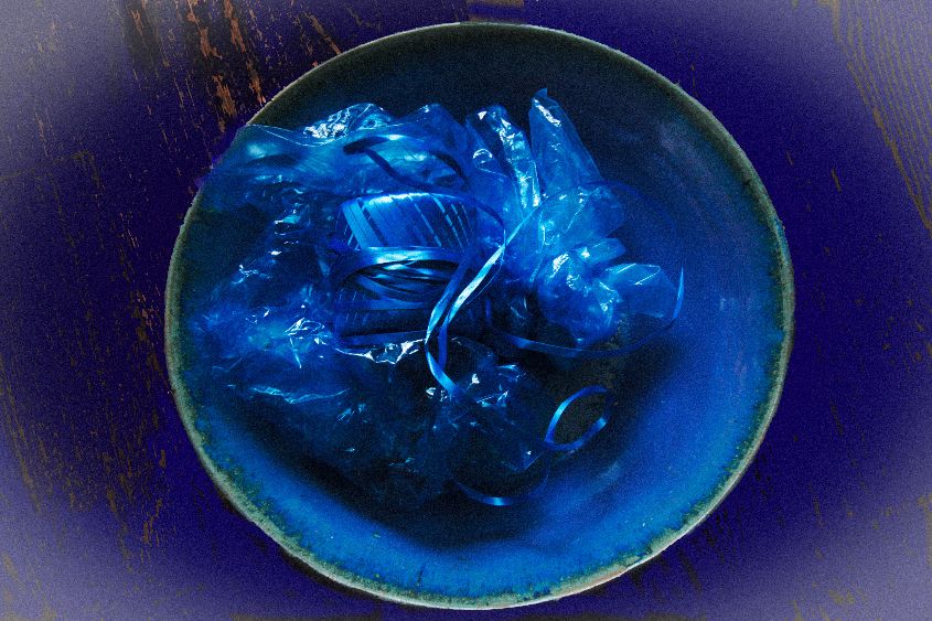 Blue bowl