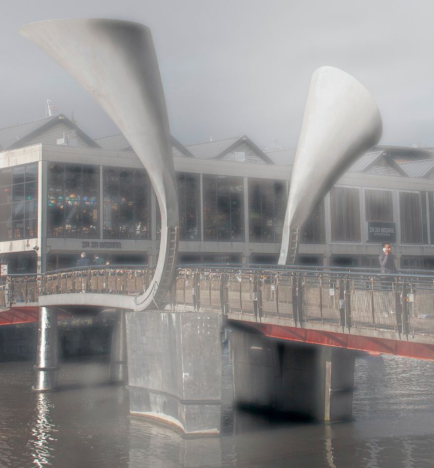 Bridge over harbour
