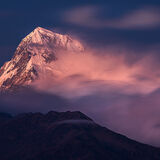 Sunset on Annapurna South