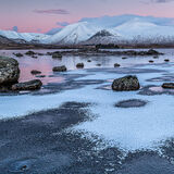 Winter Sunrise at Lochan na h-achlaise