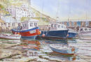 Polperro Harbour sketch.