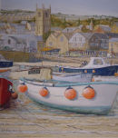 St Ives, town and beach.