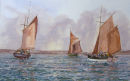 Sailing off Brixham.