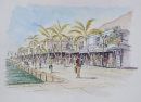 View from a cafe:Puerto de Mogan