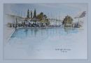 Relaxing by the pool. Ece Saray