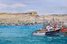 View across the harbour : Puerto de Mogan