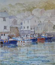 Polperro Harbour. Cornwall.