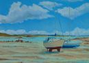 Intense blue, Bryher beach.