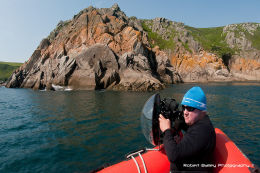 Alex Mustard and his MegaDome