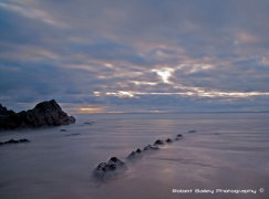 A beach in north Devon