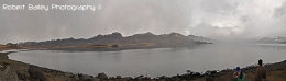 Panorama of Kleifarvatn - Active volcanic lake