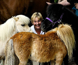 Sue, Popcorn, Little Man and Dinky