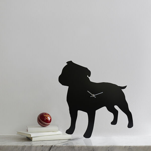 Staffie Clock