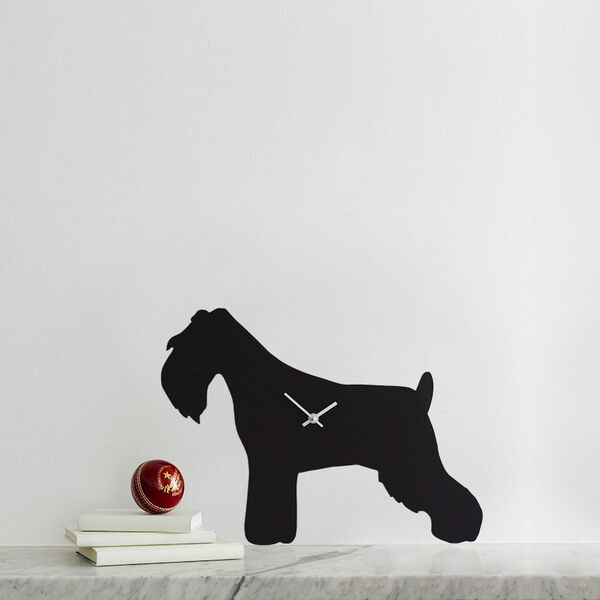 Miniature Schnauzer Clock