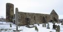 Drumlane Abbey In Winter, Milltown, County Cavan, Ireland.