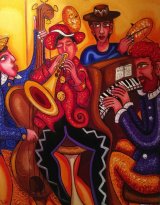 Mayhem in a Jazz Bar. Private Collector SOLD