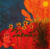 Gardener in a Rudbeckia Prairie heat wave 2018