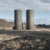 Kleifarvatn grain towers copy