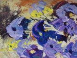 Pansies 16 x 16