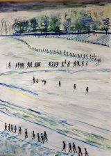 Winter Walkers 36x48 cms