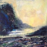 Yellow Storm 75x75 cms