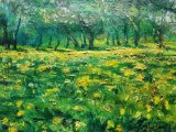 Yellow Treeline 43x33 cms