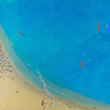 Jesus teaching from the boat on Galilee