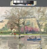 REGENT'S PARK IN THE RAIN (SOLD)