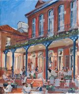 Dusk at Queen's Club. (SOLD)