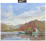 ULLSWATER STEAMER, AUTUMN.