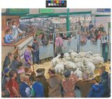 THE SHEEP AUCTION, COCKERMOUTH.