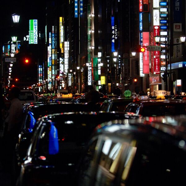 Tokyo Night Street Scene
