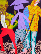 La Valse (Hollow Men 3) 90x120cm (2016)