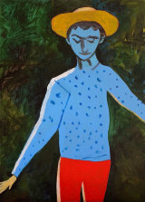 Aeroplane (Hollow Men 4) 48x65cm (2018) SOLD