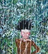 Henderson the Rain King 4 (with headdress) 75x75cm (2017)