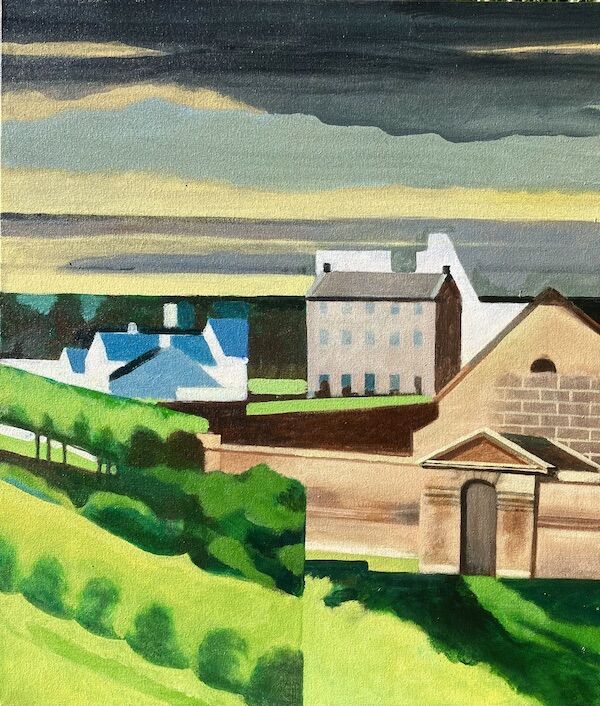 Heavy Weather Over Berwick 70x60cm (2025)