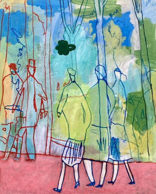 A Walk In The Park 125x100cm (2025)