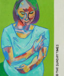 Woman with Cigarette 50x61cm (2013)