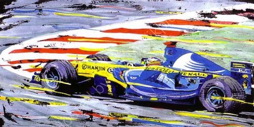 Alonso F1 Champion 2006 (42cm x 27cm)