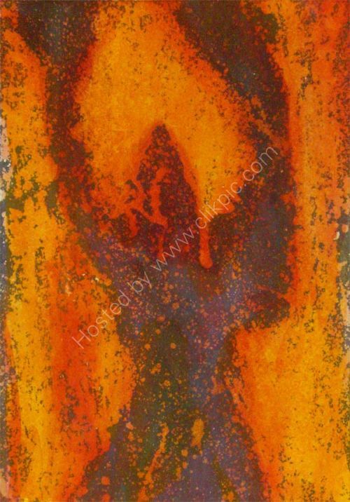 Burning Man (31cm x 21cm)