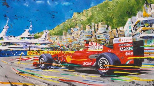 Felipe Massa 2009 (48cm x 27cm)