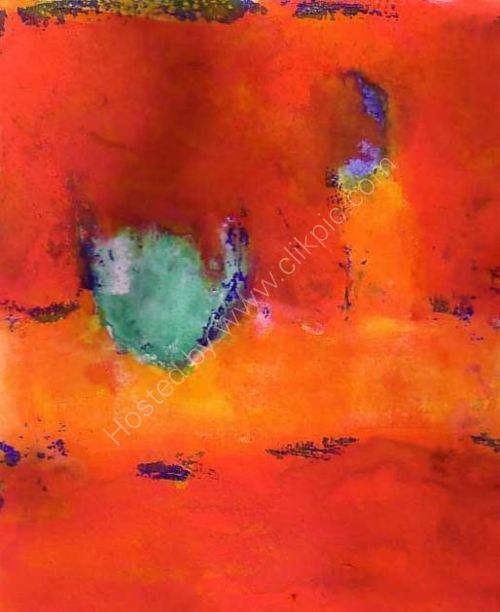 Untitled in Red 20cm x 25cm
