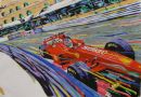 Schumacher @ Monaco (48cm x 32cm)