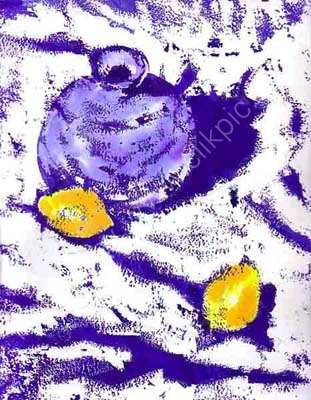 One Vase Two Lemons (24cm x 31cm)