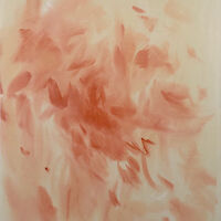 Escort, acrylic on unprimed canvas, 150x100cm, 2020