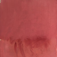 OK Corral, acrylic on unprimed canvas, 100 x 75 cm, 2020