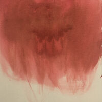 Sassy, acrylic on unprimed canvas, 80 x 60cm, 2021