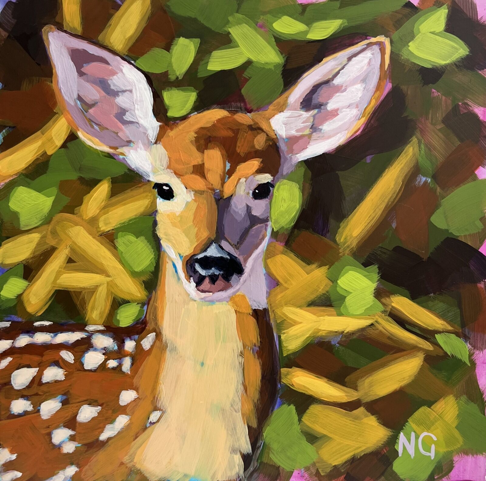 Forest Deer: Golden Light