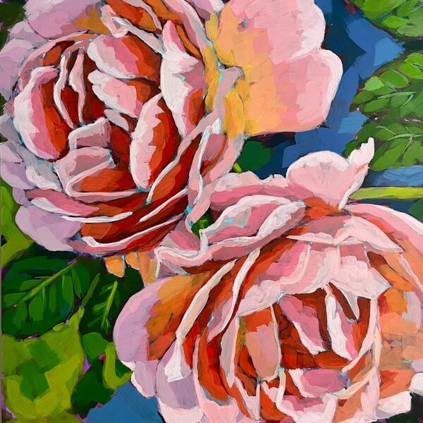 Open Roses 8”x10”