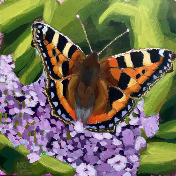 Small Tortoiseshell: Lilac Landing
